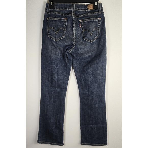 Levi's 529 4M Curvy Boot Leg Blue Jeans Denim Mid Rise Preppy Western Rodeo - Picture 2 of 9